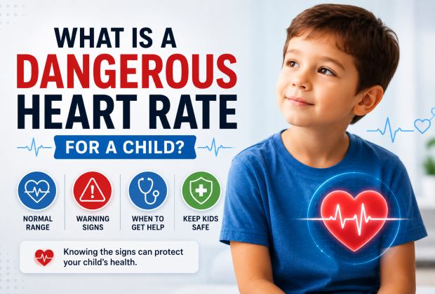 what is a dangerous heart rate for a child