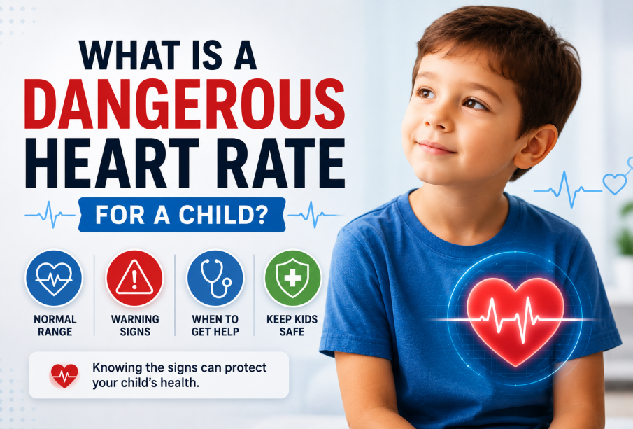 what is a dangerous heart rate for a child